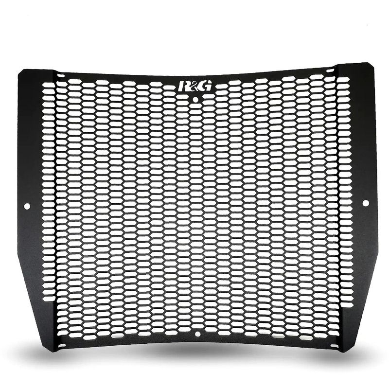 Protector de radiador R&amp;amp;G RACING Pro aluminio - negro - motoscamaralweb.com