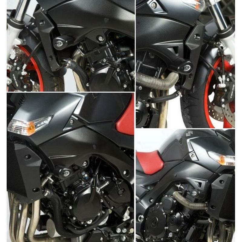 Protectores de carenado R&amp;amp;G RACING Aero - negro - motoscamaralweb.com
