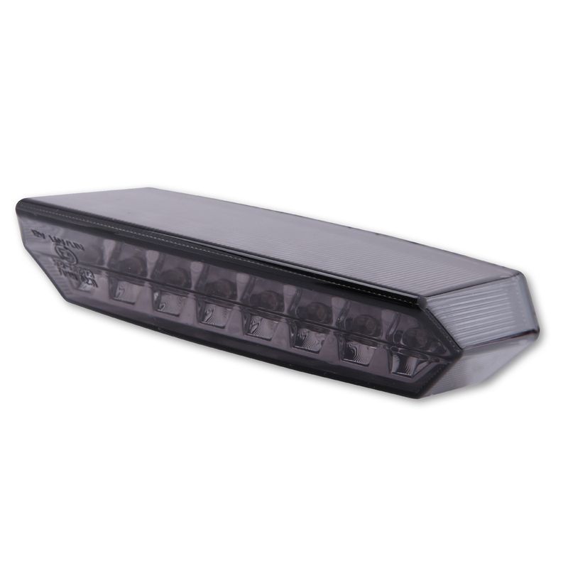 Piloto trasero LED HIGHSIDER smart Boston - cristal ahumado - homologado E - 1 pieza - motoscamaralweb.com