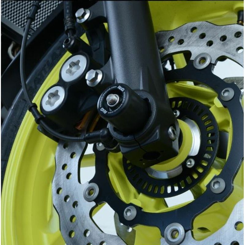 R&amp;amp;G RACING Fork Protectors Black Yamaha MT-07 - motoscamaralweb.com