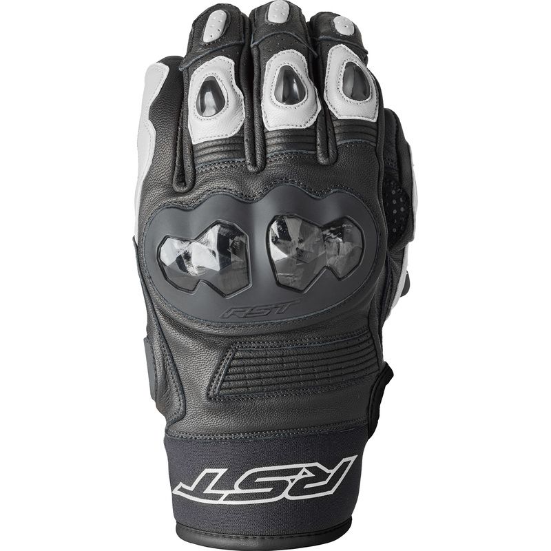 RST Freestyle 3 D3O Gloves - Black/White - motoscamaralweb.com