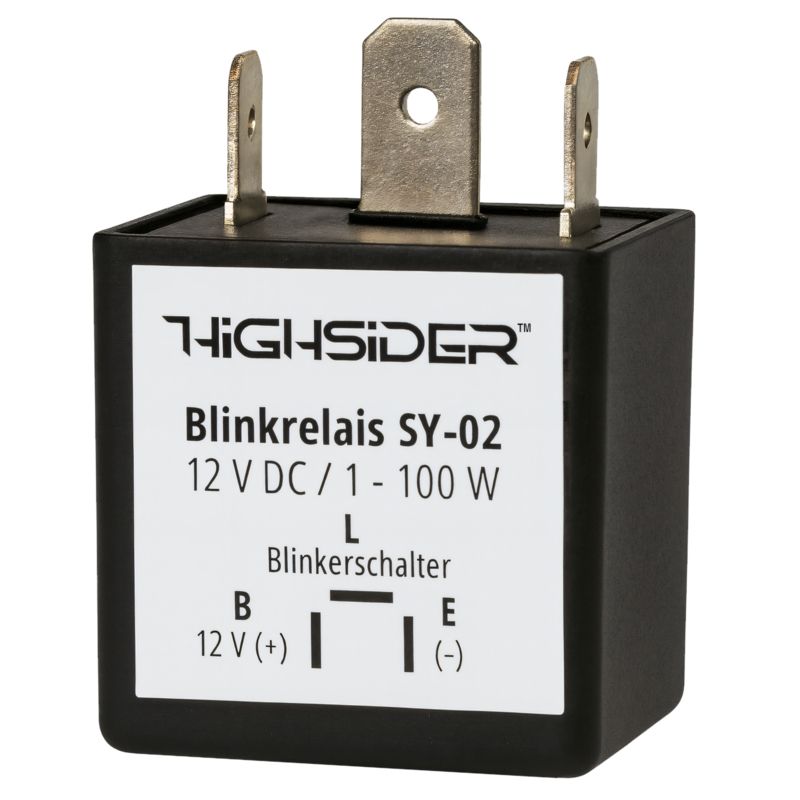 Relé para intermitentes LED HIGHSIDER smart SY-02 - motoscamaralweb.com
