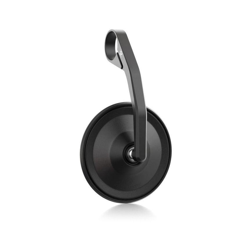 Retrovisor contrapeso de manillar HIGHSIDER smart Circula-S - largo - negro - motoscamaralweb.com