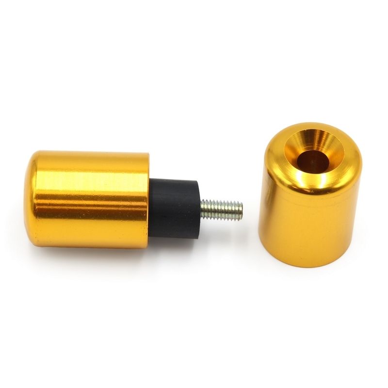 Contrapesos de manillar V PARTS Aluminio Kawasaki Oro - motoscamaralweb.com