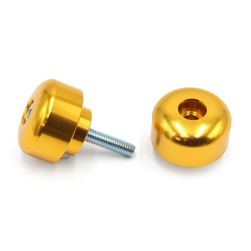 Contrapesos de manillar V PARTS Aluminio Oro - motoscamaralweb.com