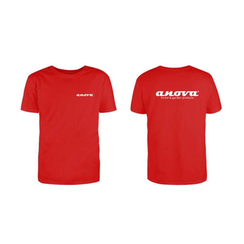 CAMISETA ROJA ANOVA - TALLA XXL - motoscamaralweb.com