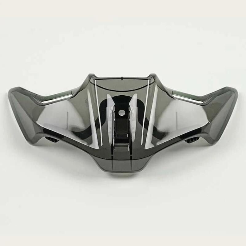 Spoiler ARAI Dual Flow. Ahumado - motoscamaralweb.com
