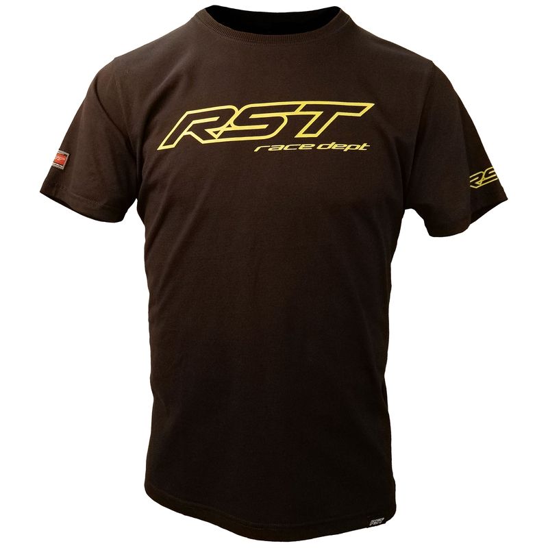 Camiseta Hombre RST Race Dept Logo - Amarillo Flúor - motoscamaralweb.com