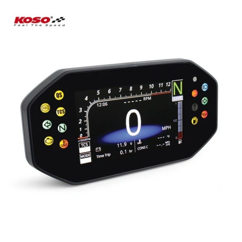 KOSO RX4 Display For Yamaha MT-07 (2021-) ® - motoscamaralweb.com
