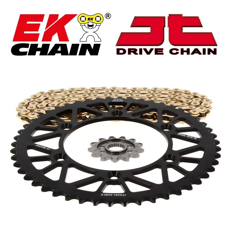 Kit de cadena EK/JT 520ZVX3 16/41 - corona Standard - motoscamaralweb.com