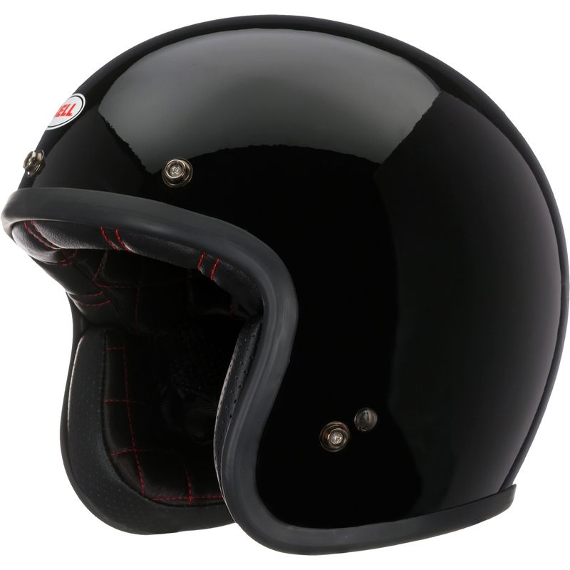 Casco BELL Custom 500 - Gloss Black - motoscamaralweb.com