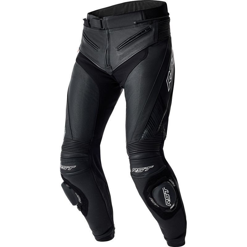 RST Tractech Evo D30 Leather Pants - Black/White - motoscamaralweb.com
