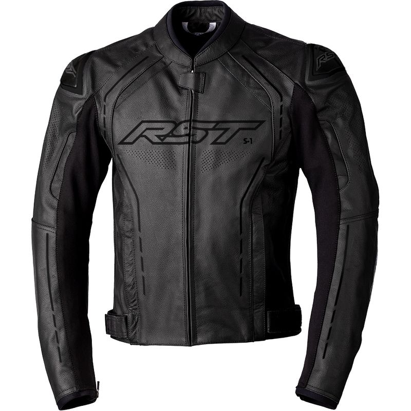 Chaqueta RST S1 cuero hombre - negro - motoscamaralweb.com