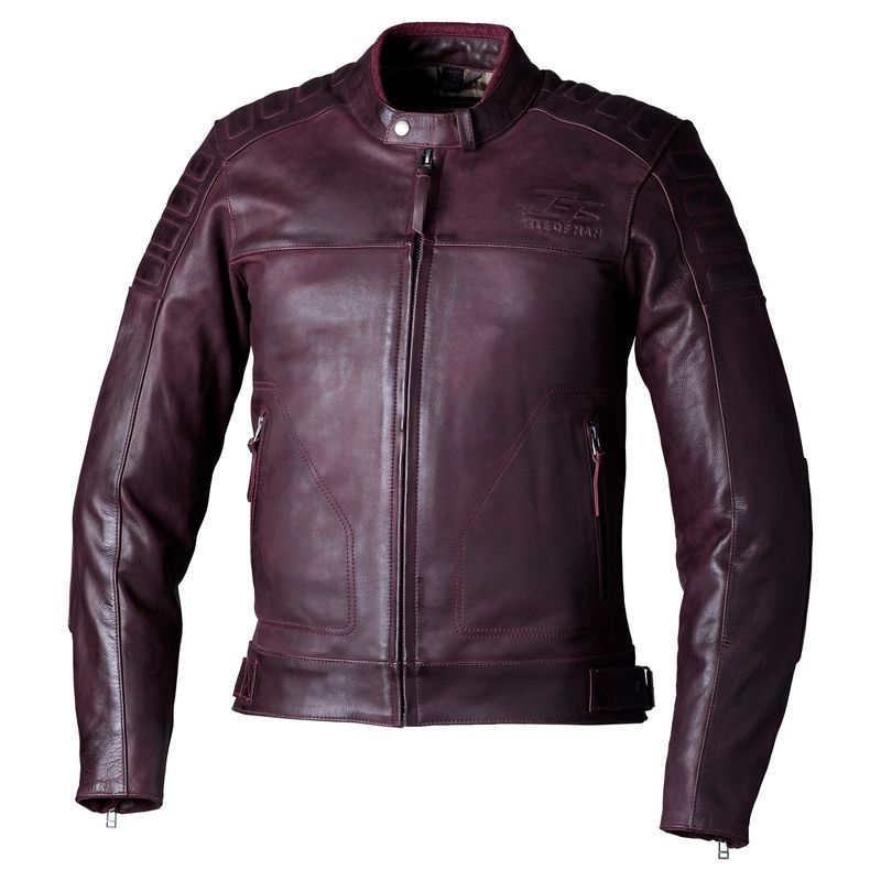 Chaqueta RST Brandish2 cuero CE hombre - Oxblood - motoscamaralweb.com