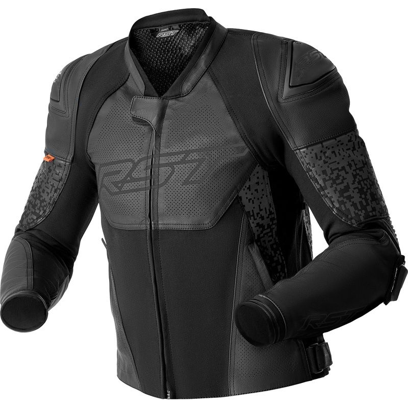RST Pro Series Supersport-K D3O Leather Jacket - Black - motoscamaralweb.com