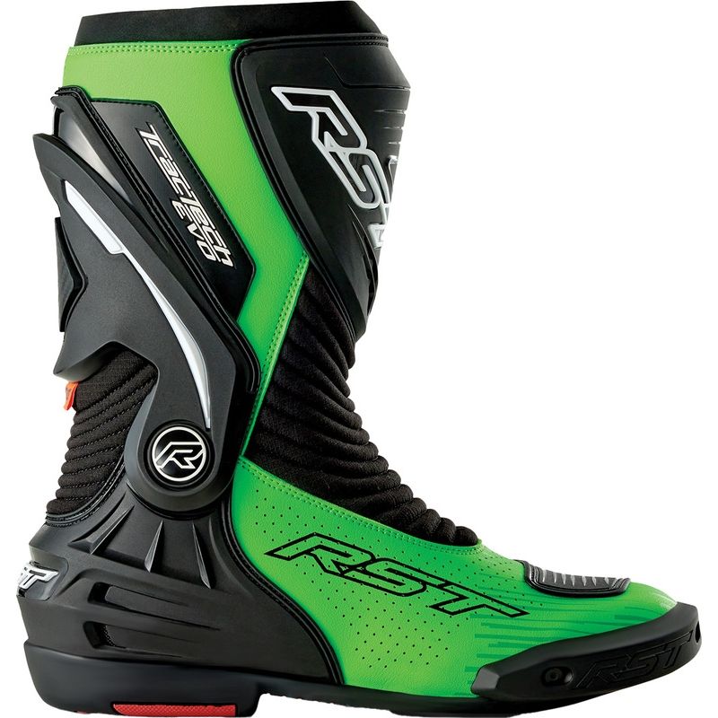 Botas RST TracTech Evo D3O - Negro/Verde Fluo - motoscamaralweb.com