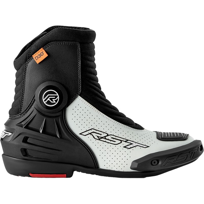Botas RST TracTech Evo D3O Short - Negro/Blanco - motoscamaralweb.com
