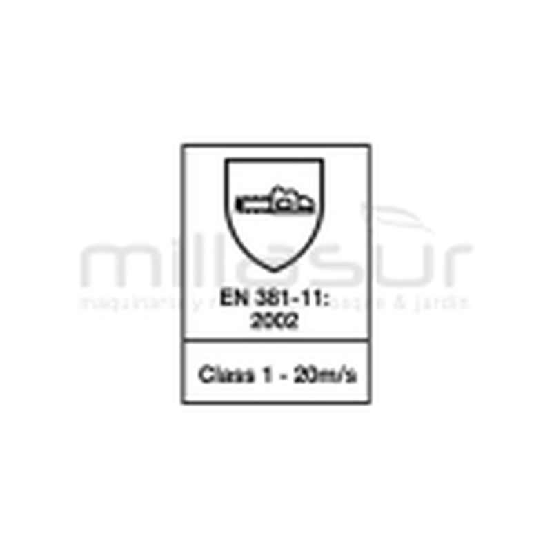 CHAQUETA ANTICORTE BASE PRO CLASS1 TALLA XL (PROTECCION en brazos y pecho) - motoscamaralweb.com
