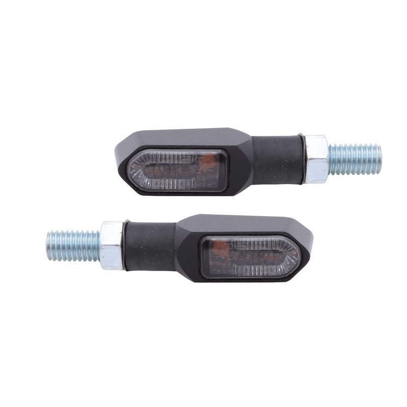 Intermitente LED HIGHSIDER smart Namiko-TS - cristal ahumado - homologado E - Pareja - motoscamaralweb.com