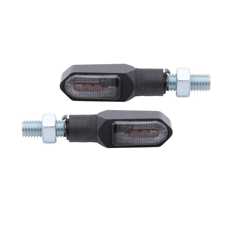 Intermitente/luz de posición LED HIGHSIDER smart Namiko-TS 2in1 - cristal ahumado - homologado E - Pareja - motoscamaralweb.com