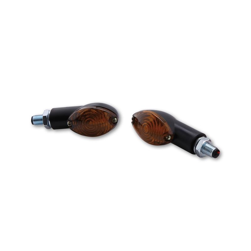 Intermitente HIGHSIDER smart Cateye Mini - cristal ahumado - homologado E - Pareja - motoscamaralweb.com