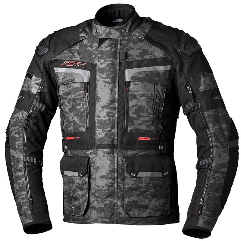 Chaqueta textil RST Pro Series Adventure-X CE hombre - Gris / Camo - motoscamaralweb.com