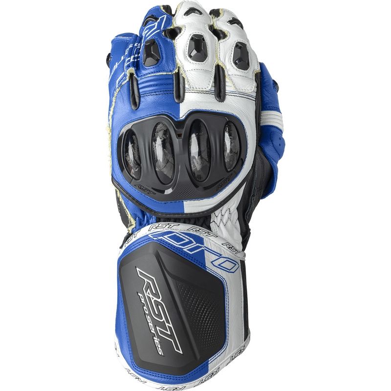 RST Pro Series GP D3O Gloves - Black/Blue - motoscamaralweb.com