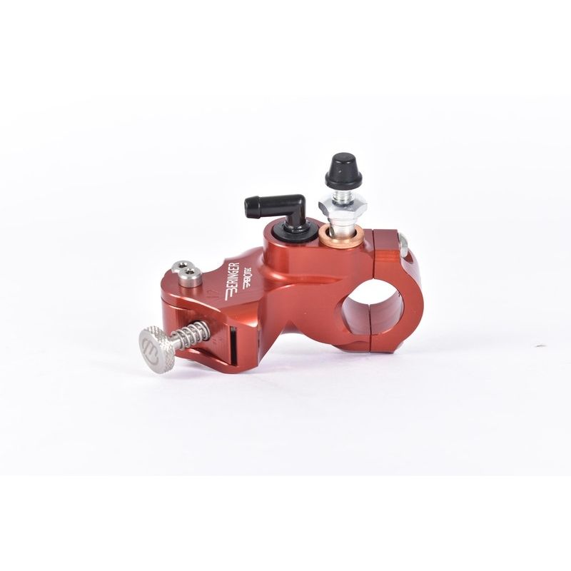 Bomba de freno con depósito separado (no incluído). Sin maneta. Color ROJO. (BR12R) - motoscamaralweb.com
