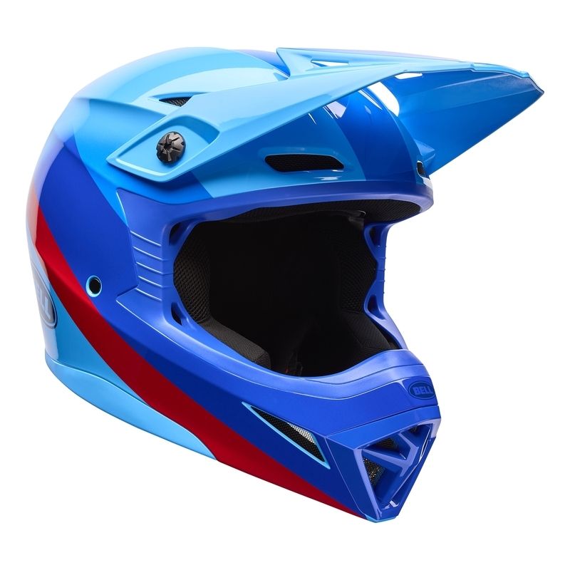 Casco BELL MX-10 Mips - Aviator Blue/Red - motoscamaralweb.com