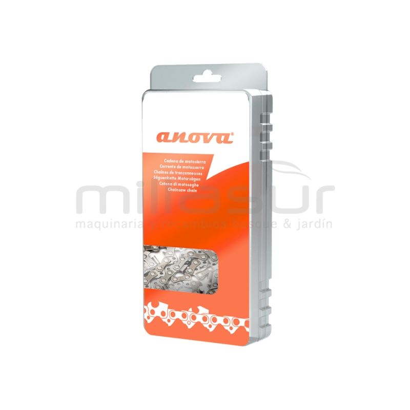 CADENA ANOVA 3/8 - .058 DIENTE REDONDO - 68 E - motoscamaralweb.com