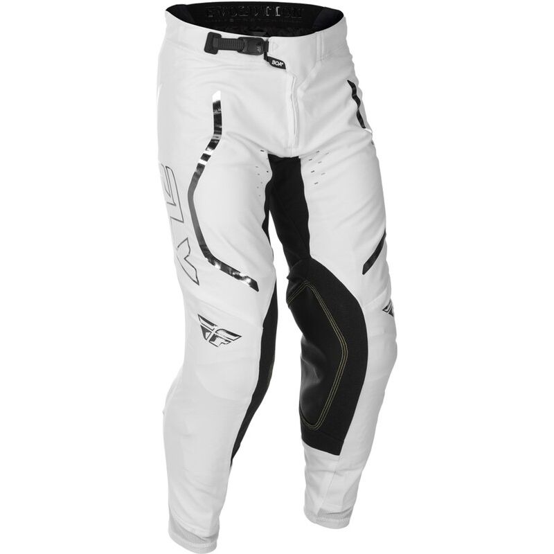 Pantalón FLY RACING Evolution DST Flash L.E. - blanco/plateado - motoscamaralweb.com