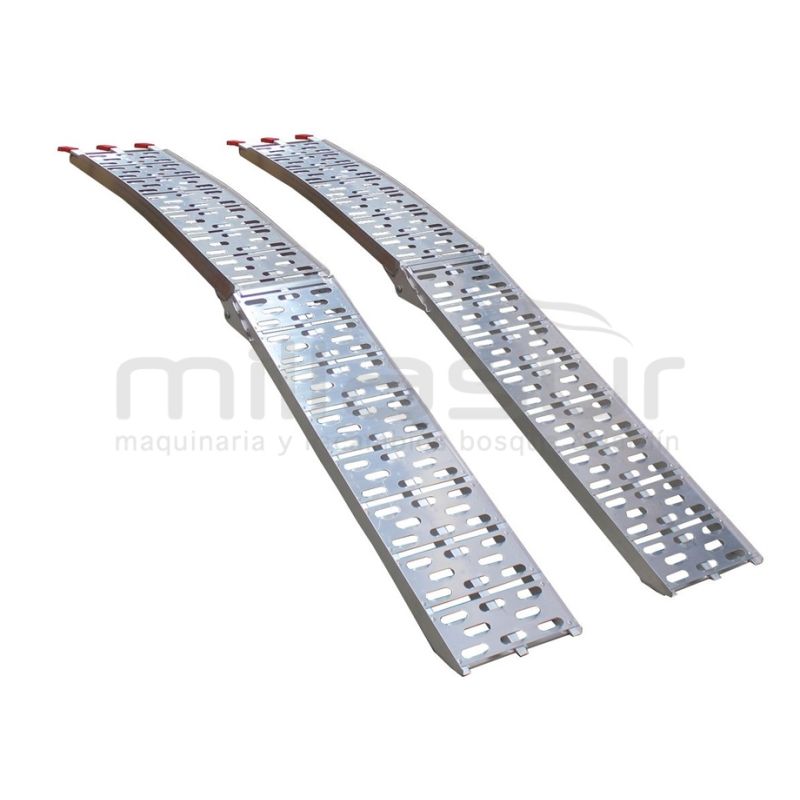 RAMPAS ALUMINIO PLEGABLES 2250 X 290 ( HASTA 600 KGS./JUEGO) - motoscamaralweb.com