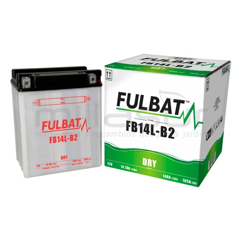 BATERIA MOTO FB14L-B2 ACIDO 14Ah (134 X 89 X 166) +DER (RESPIRO DER) - motoscamaralweb.com