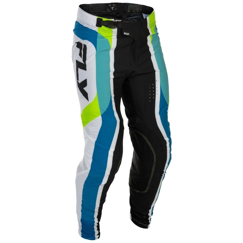 Pantalón FLY RACING Lite Current L.E. - blanco/Lime/azul - motoscamaralweb.com