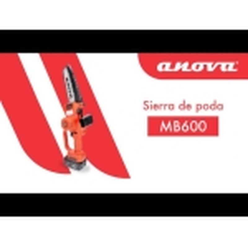 SIERRA PODA BATERIA 600W - 18V - 8 ANOVA - motoscamaralweb.com