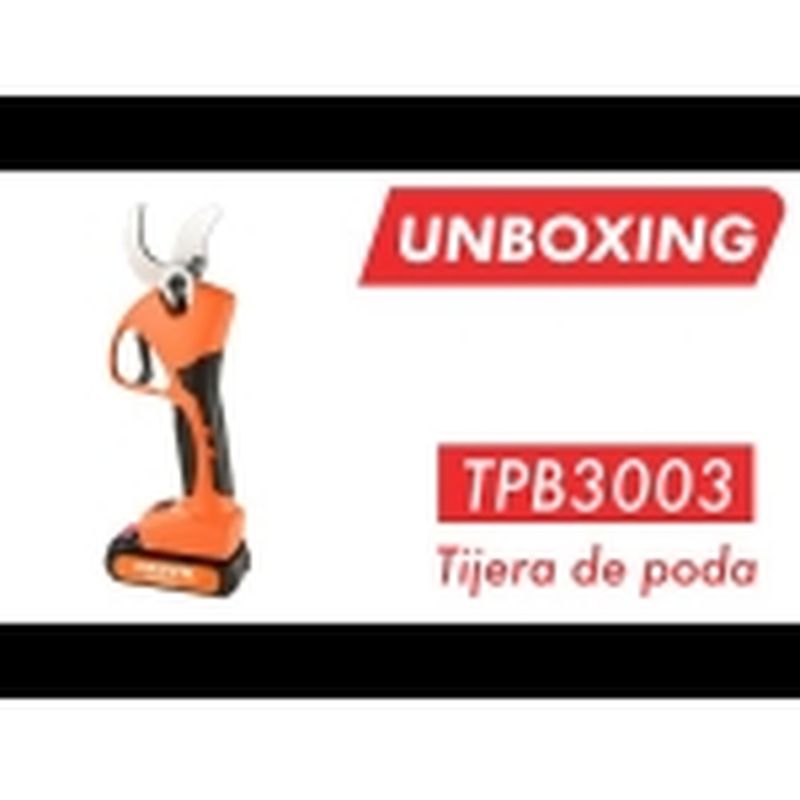 TIJERA PODA BATERIA INALAMBRICA 1050W 21V 2.0Ah 40MM - CORTE PROGRESIVO (INCLUYE 2 BATERIAS) - motoscamaralweb.com