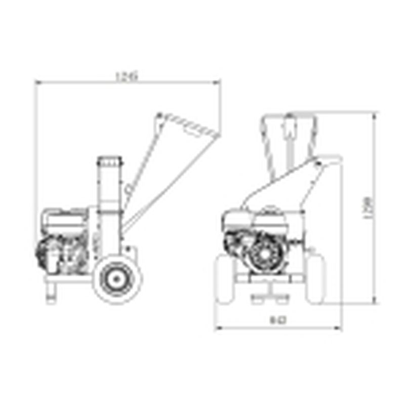 BIOTRITURADOR ANOVA 420cc 15HP VOLANTE 3 CUCHILLAS - 4 - 100mm - ARRANQUE ELECTRICO - motoscamaralweb.com