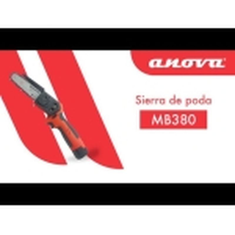SIERRA PODA BATERIA 380W - 14.4V - 5 ANOVA - 2x2Ah - motoscamaralweb.com