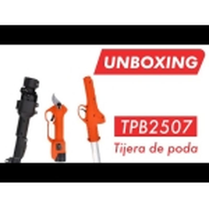 TIJERA PODA BATERIA + PERTIGA 500W 16.8V 2.0Ah 28MM - BATERIA RECTA - motoscamaralweb.com