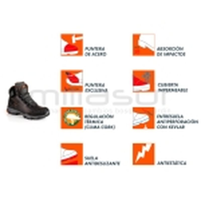 BOTA HILLARY APOLLO - TALLA 45 ( ESPECIAL JARDINERÍA ) - motoscamaralweb.com