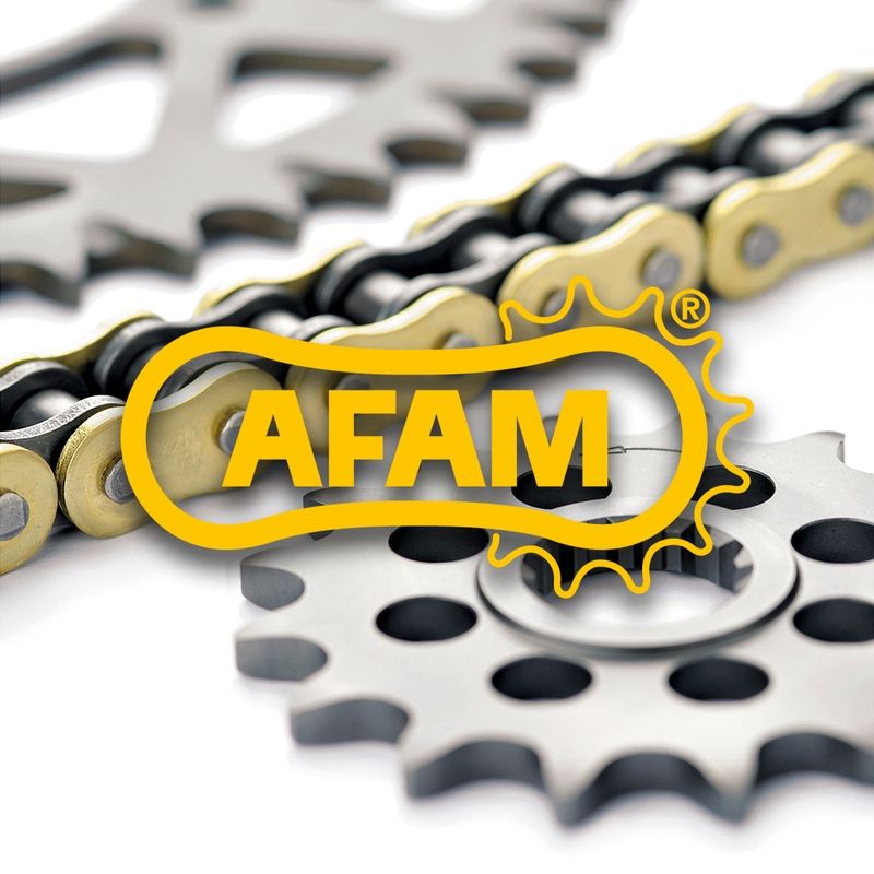 Kit cadena AFAM 420R1 14/37 - corona Standard - motoscamaralweb.com