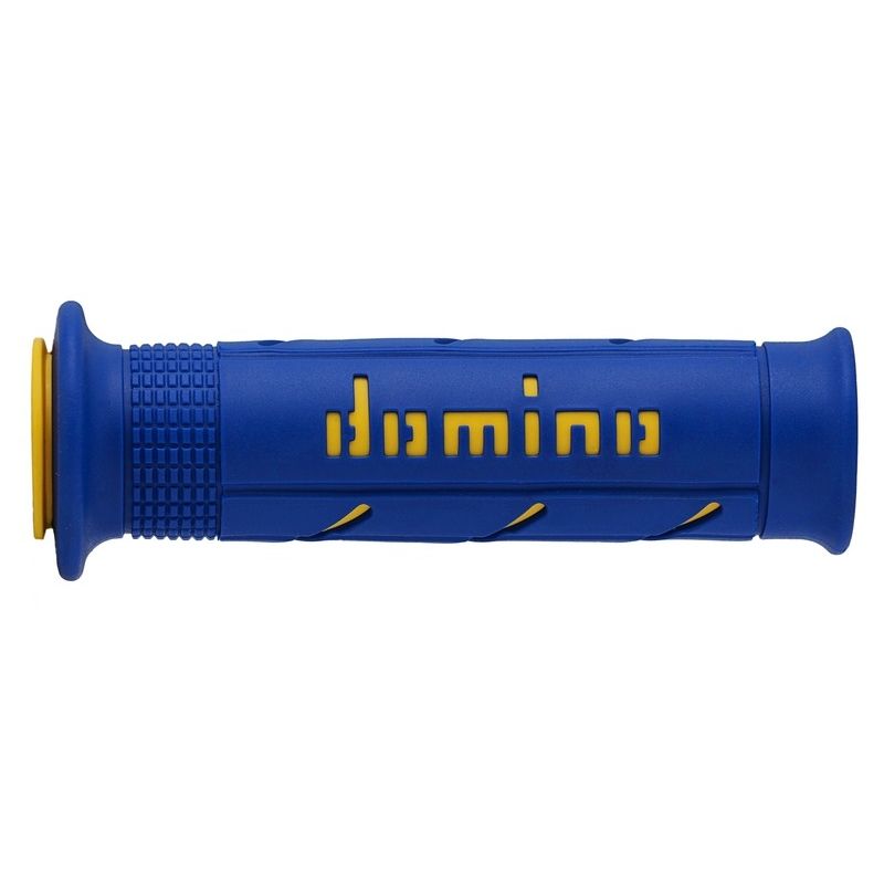 Puños racing DOMINO super soft 126mm negro/azul A25041C4840 - motoscamaralweb.com