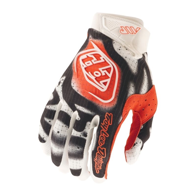 Guantes infantiles TROY LEE DESIGNS Air - Membrane White/Infra Red - motoscamaralweb.com