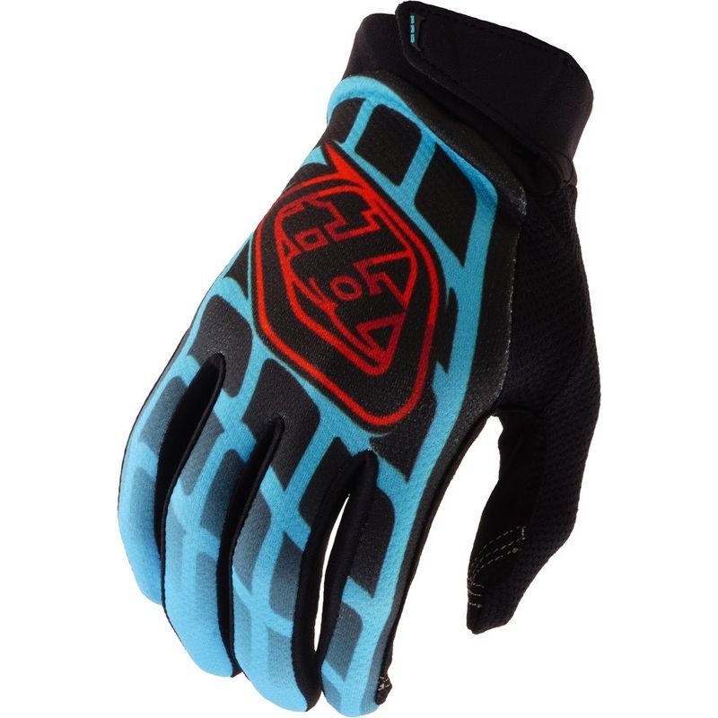 Guantes TROY LEE DESIGNS GP Pro - Framework negro/cian - motoscamaralweb.com