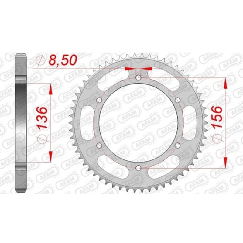 Corona AFAM acero 53104 - motoscamaralweb.com