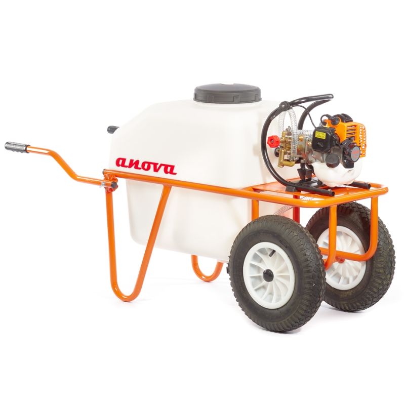 CARRETILLA PULV. (2 rueda) 100L BOMBA ANOVA 2T26cc - motoscamaralweb.com
