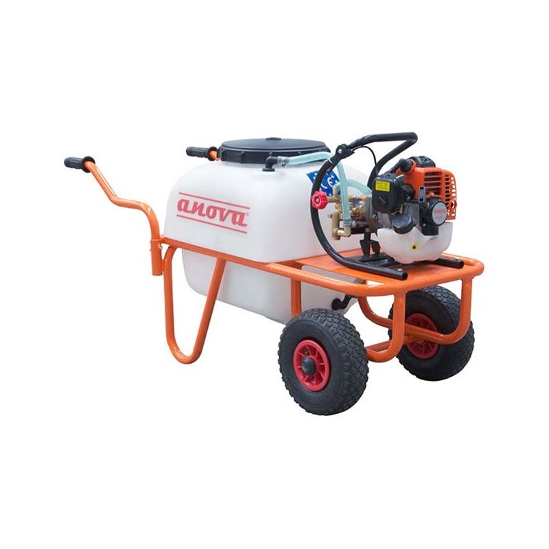 CARRETILLA PULVERIZADOR 50L BOMBA ANOVA 2T 26cc - motoscamaralweb.com