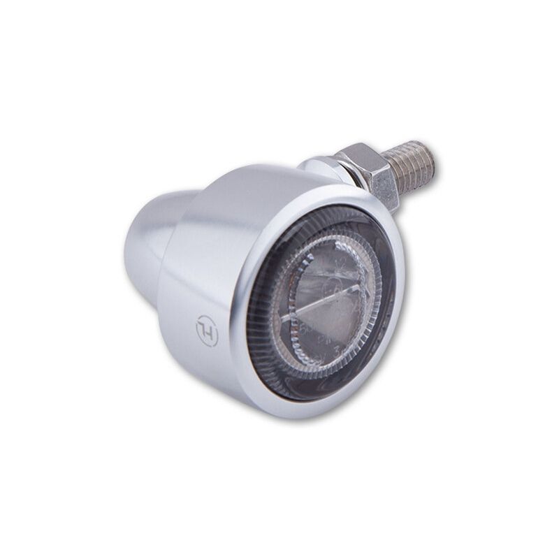 Intermitente LED HIGHSIDER pro Classic-X1 - homologado E - plata/ahumado - par - motoscamaralweb.com