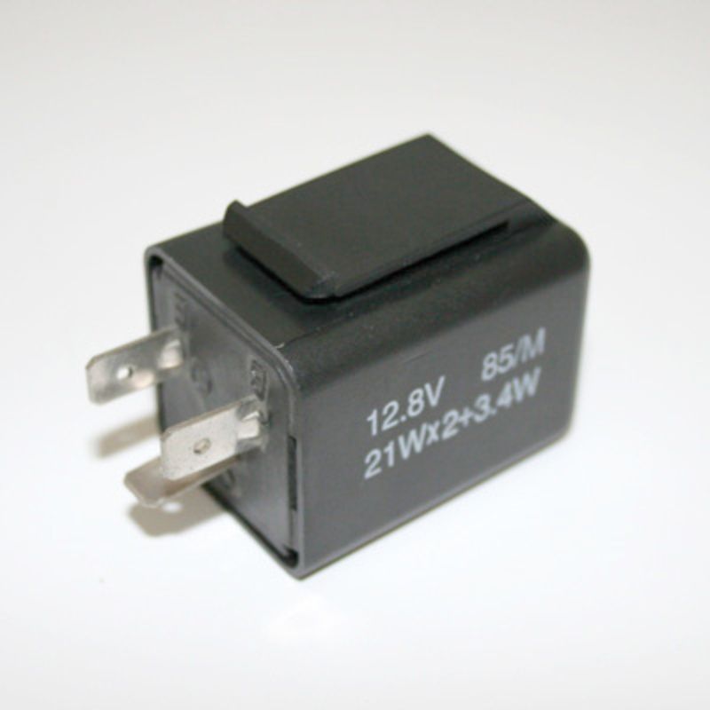 Relé electrónico para intermitentes SHIN YO 3 terminales 12V - motoscamaralweb.com