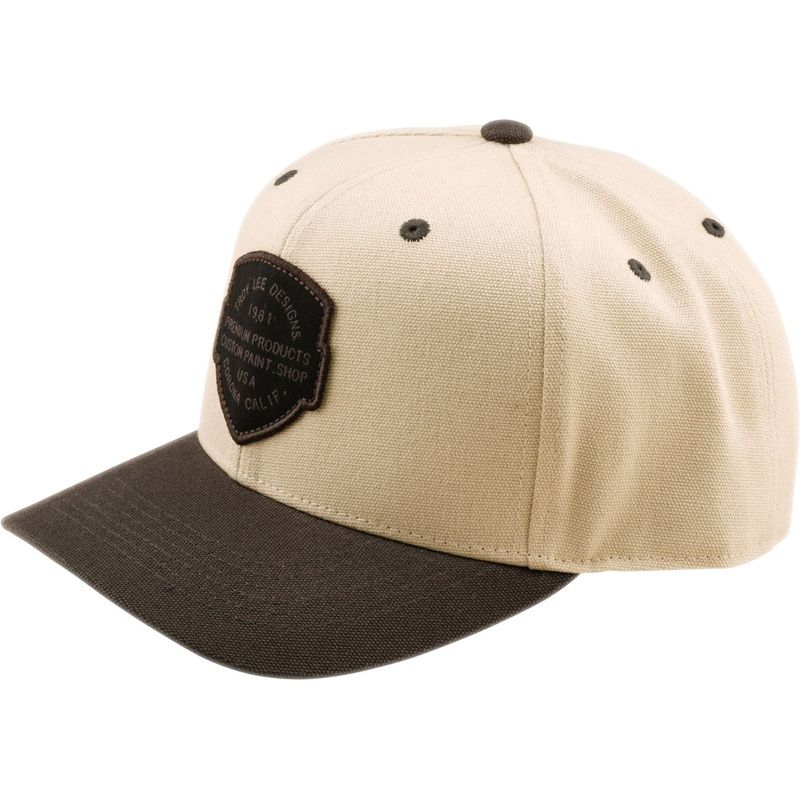 Gorra TROY LEE DESIGNS Curved Snapback Imprint - Pumice/Black - motoscamaralweb.com